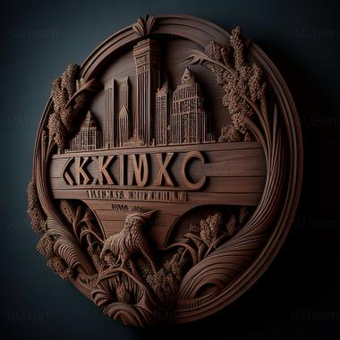 3D модель Канзас-Ситиx Канзас (STL)